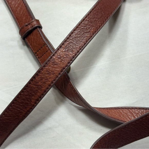 Margot Chestnut Leather Crossbody Bag - Picture 5 of 10